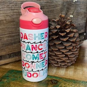 Holiday Christmas kids aluminum cup. NWT